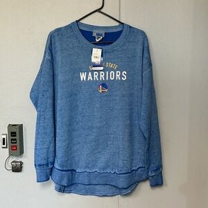 NBA Golden State Warriors Light Blue Pullover Sweatshirt
